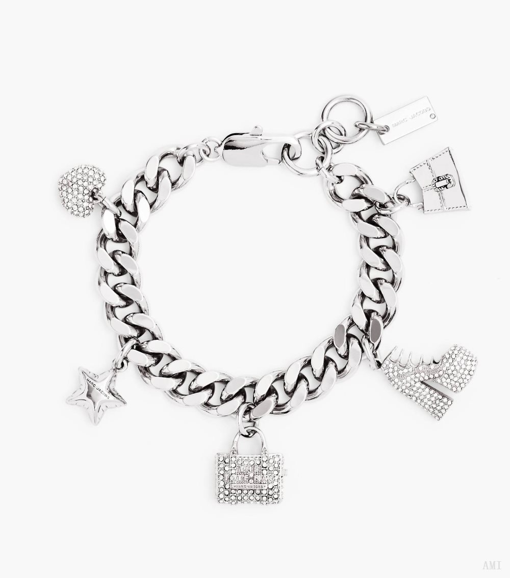 The Pave Mini Icon Charm Bracelet