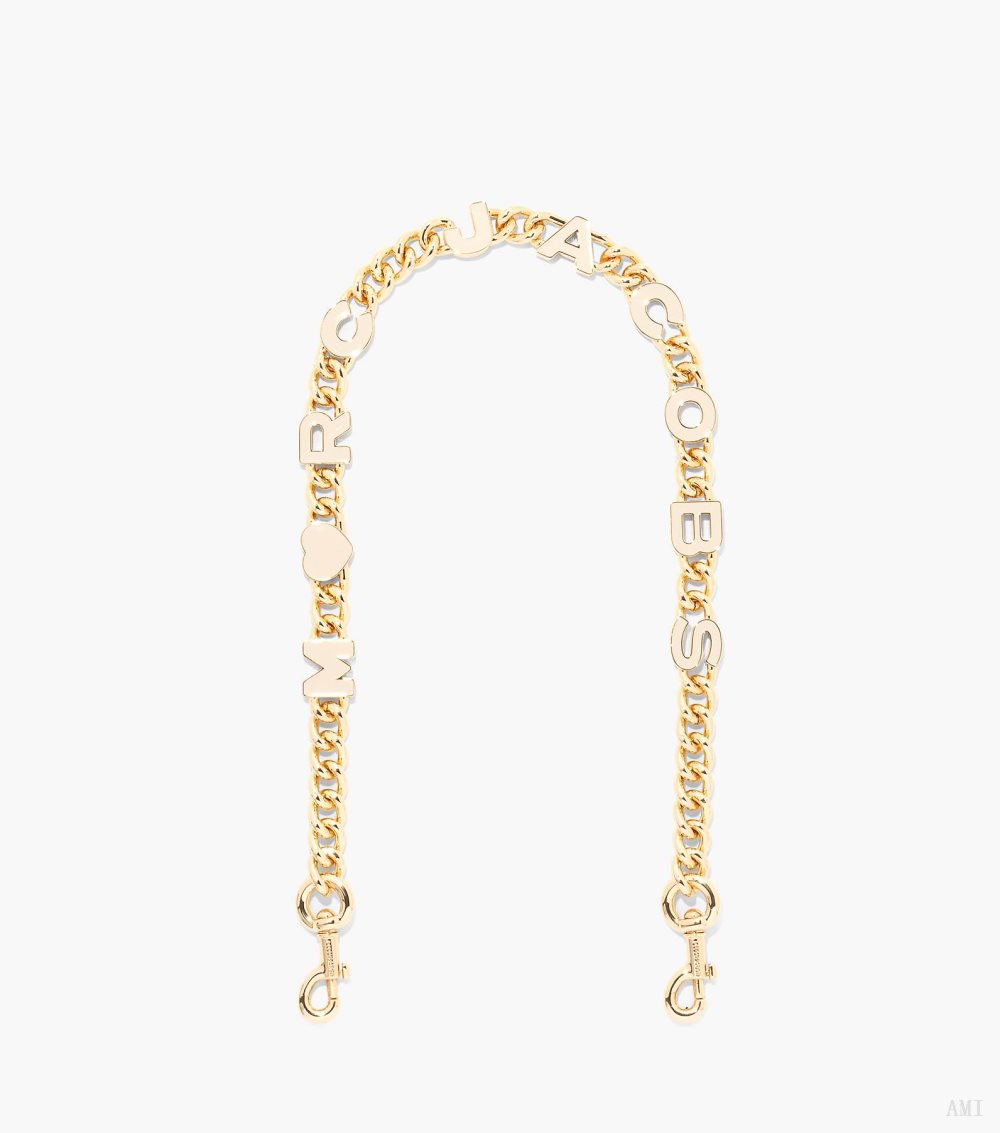 The Heart Charm Chain Shoulder Strap