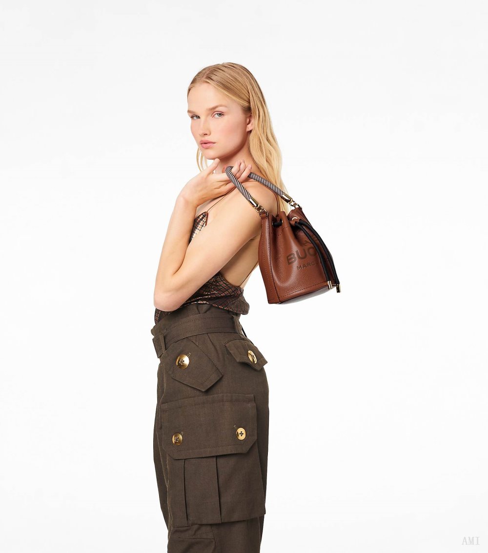 The Leather Bucket Bag