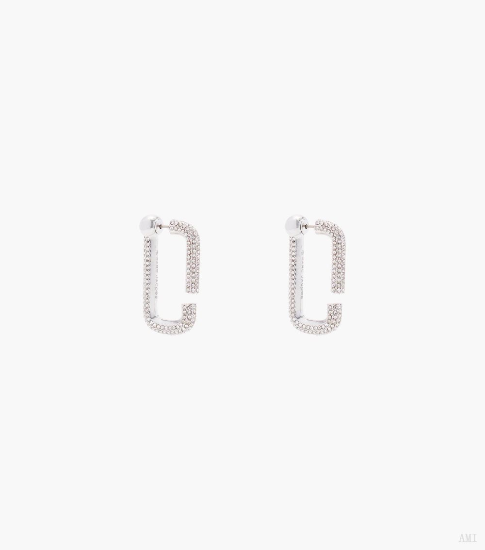 The J Marc Crystal Hoops