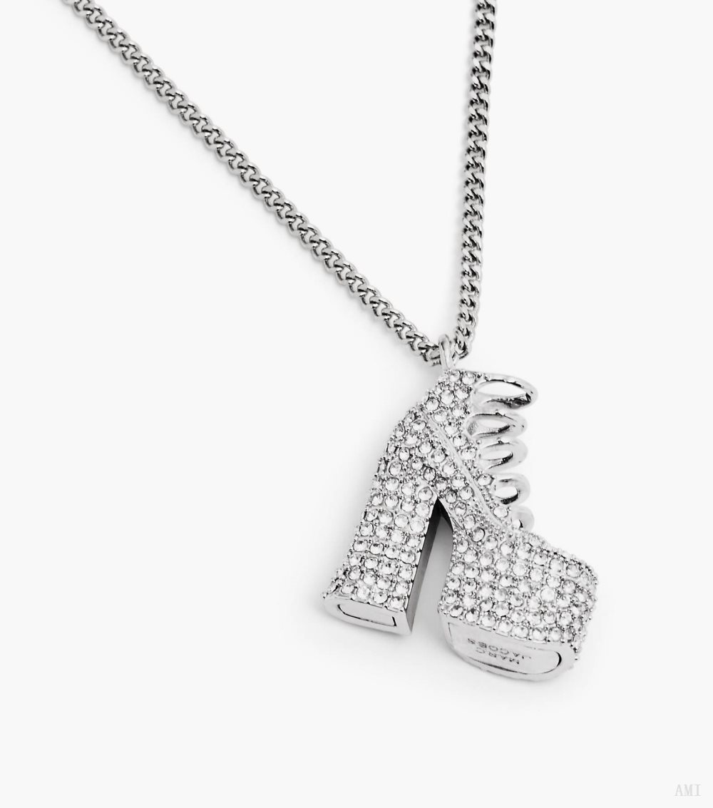 The Pave Kiki Boot Necklace