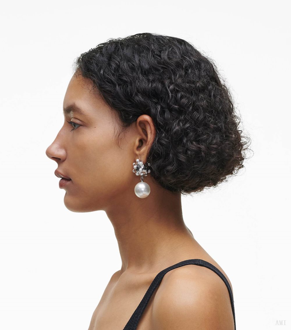 The Pearl Dot Drop Earrings