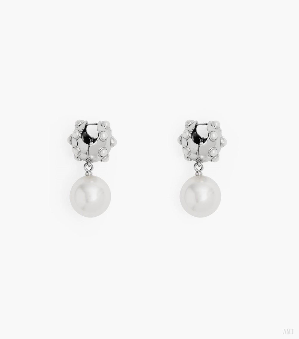 The Pearl Dot Drop Earrings