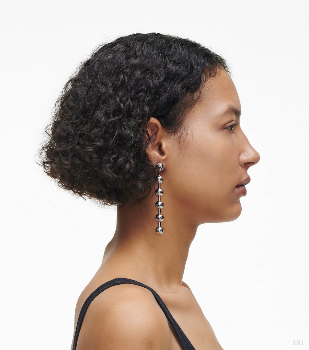 The Monogram Ball Chain Earrings