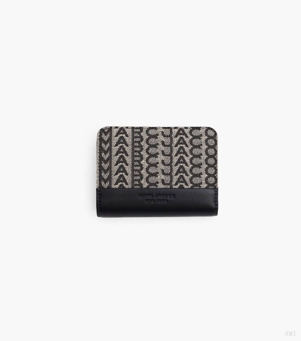 The Monogram Jacquard Mini Compact Wallet