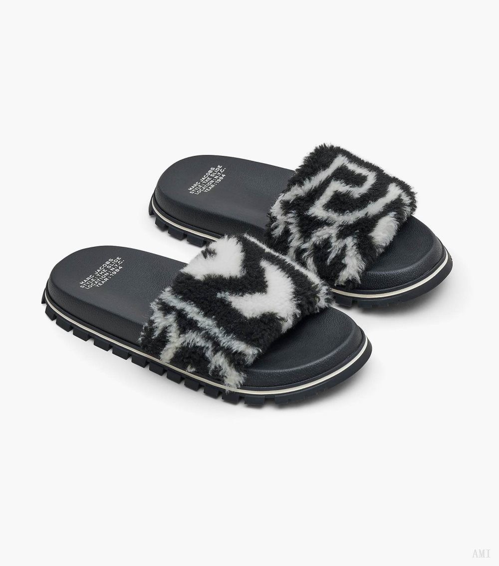 The Monogram Teddy Slide