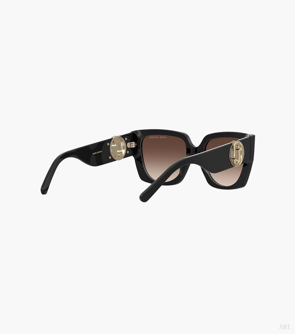 The J Marc Square Cutout Sunglasses